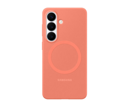 Etui do telefonów SAMSUNG Silicone Magnet do Galaxy S26 koralowe